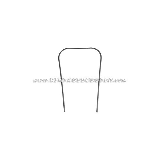 Baguette de contour de tablier type origine Vespa GTR / Px Arco Plastique Noire